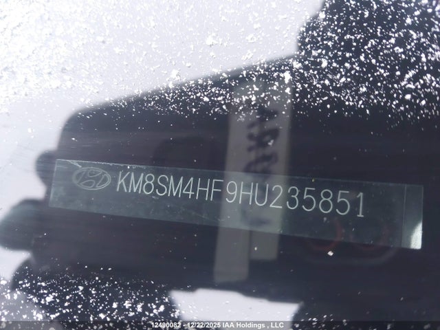 KM8SM4HF9HU235851 Hyundai SANTA FE XL