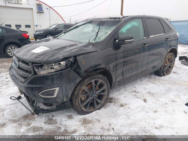 2015 Ford Edge Sport მანქანა იყიდება აუქციონზე, vin: 2FMTK4AP8FBB57630, აუქციონის ნომერი: 12490163