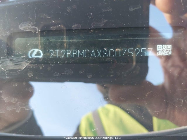 2T2BBMCAXSC075257 Lexus Rx 350h