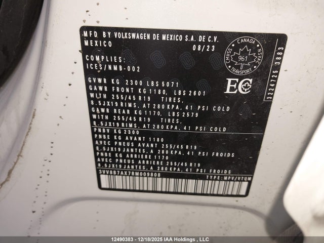 Volkswagen Tiguan 2024 3VV8B7AX7RM009808 Image 18