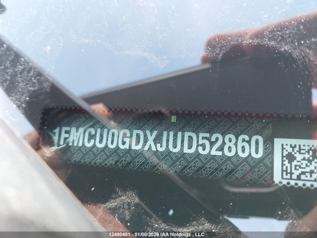 1FMCU0GDXJUD52860 Ford ESCAPE SE