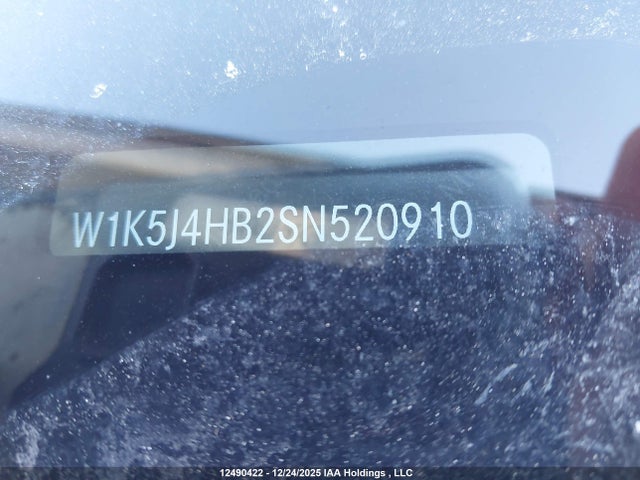 W1K5J4HB2SN520910 Mercedes-Benz CLA 250 4MATIC