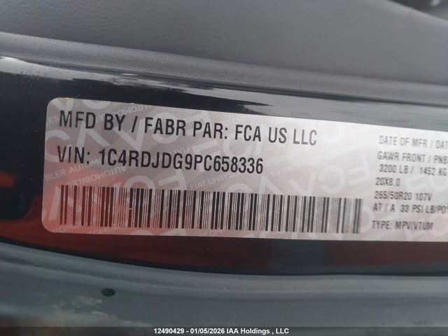Dodge Durango Gt Plus 2023 1C4RDJDG9PC658336 Image 9