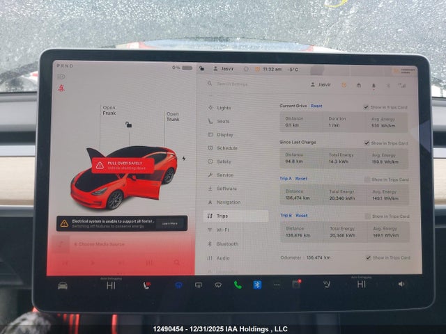 2021 Tesla Model 3 მანქანა იყიდება აუქციონზე, vin: 5YJ3E1EA9MF986657, აუქციონის ნომერი: 12490454