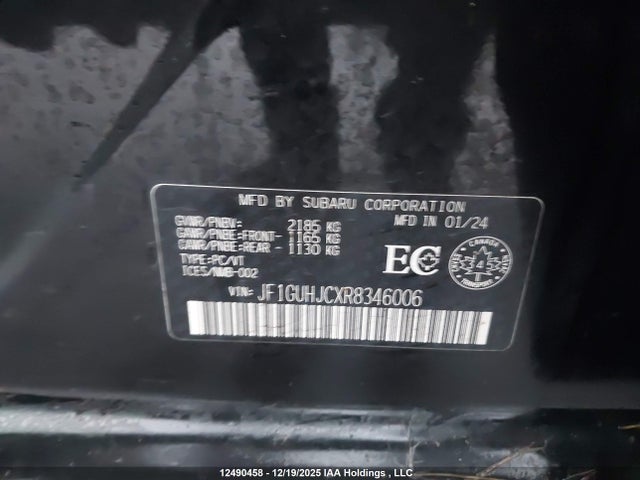 JF1GUHJCXR8346006 Subaru IMPREZA RS