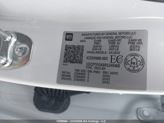 1GCPTEEK6R1245468 Chevrolet Colorado Trail Boss