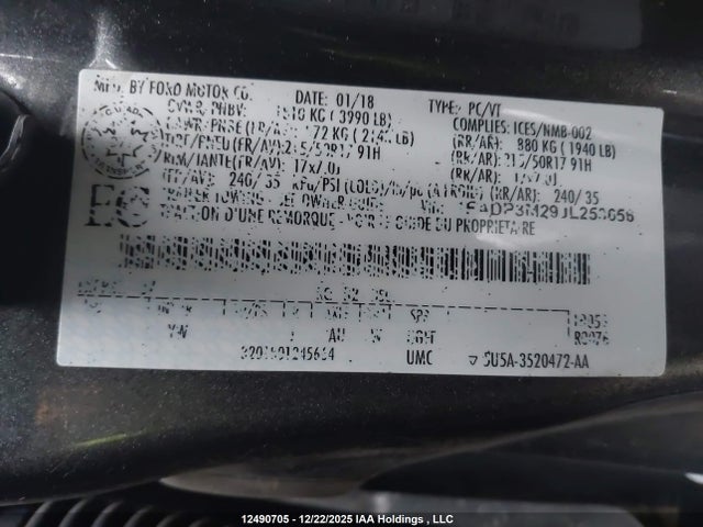 Ford Focus 2018 1FADP3M29JL253656 Image 9