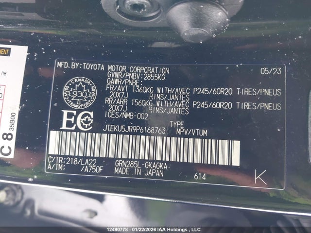 JTEKU5JR9P6168763 Toyota 4runner