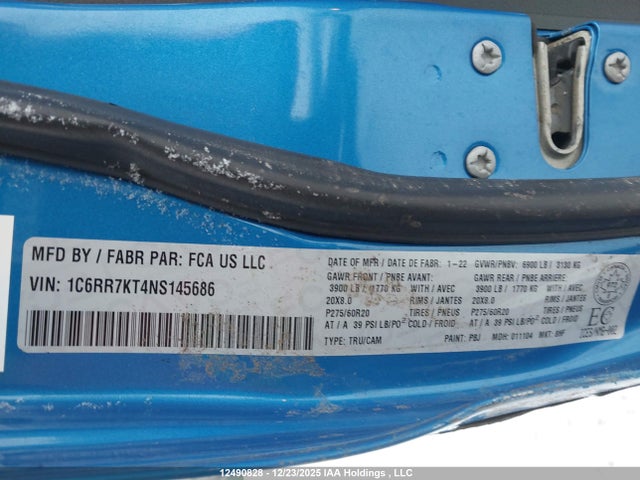 RAM 1500 Classic Tradesman 2022 1C6RR7KT4NS145686 Image 19