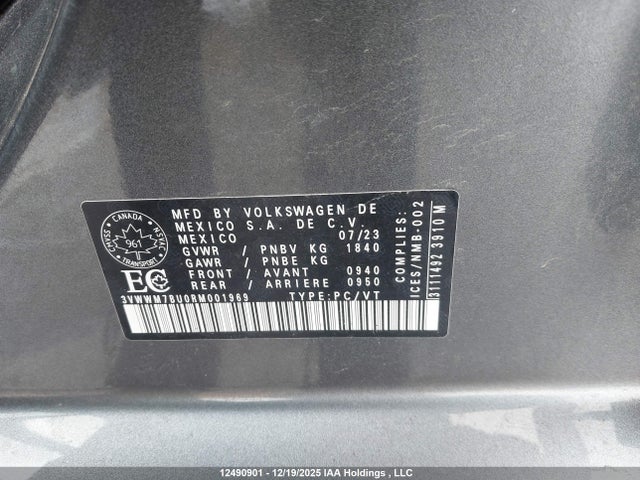 Volkswagen Jetta Comfortline 2024 3VWWM7BU0RM001969 Image 18