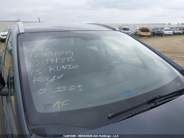 Aukcja sprzedaży 2015 Kia Rondo Lx/lx Value/lx Winter Edition, vin: KNAHT8A39F7094345, numer aukcji: 12491049