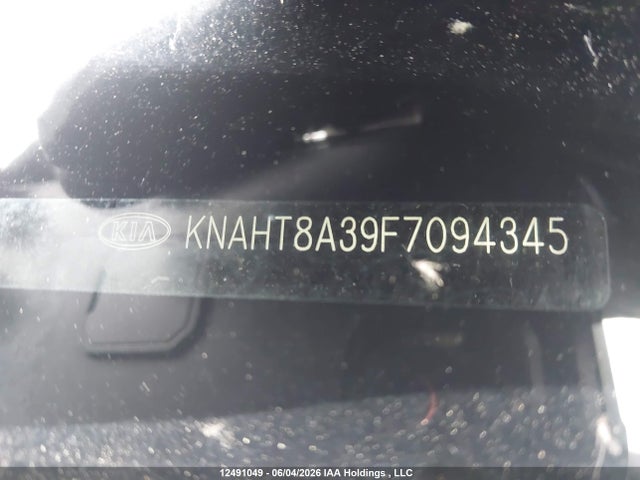 Aukcja sprzedaży 2015 Kia Rondo Lx/lx Value/lx Winter Edition, vin: KNAHT8A39F7094345, numer aukcji: 12491049