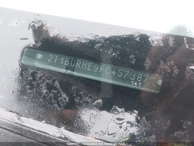 2T1BURHE9FC457387 Toyota Corolla L/le/le Pls/prm/s/s Pls