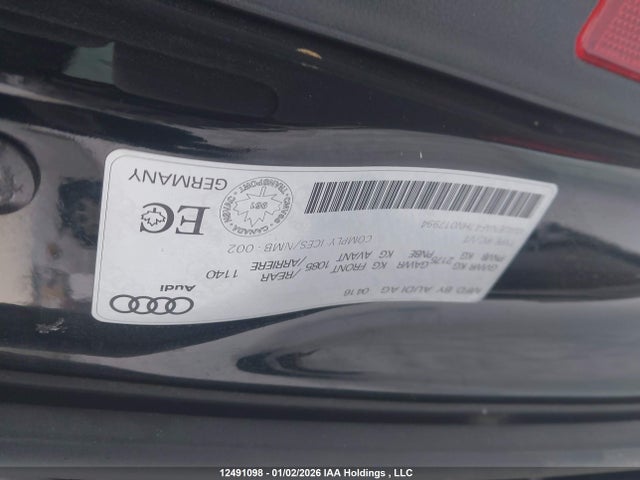 WAUENAF47HN017994 Audi A4 2.0t Premium