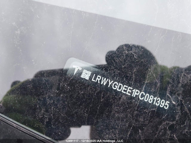 Продажа на аукционе авто 2023 Tesla Model Y Long Range, vin: LRWYGDEE1PC081395, номер лота: 12491117