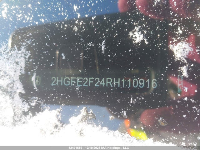 Aukcja sprzedaży 2024 Honda Civic Lx, vin: 2HGFE2F24RH110916, numer aukcji: 12491556