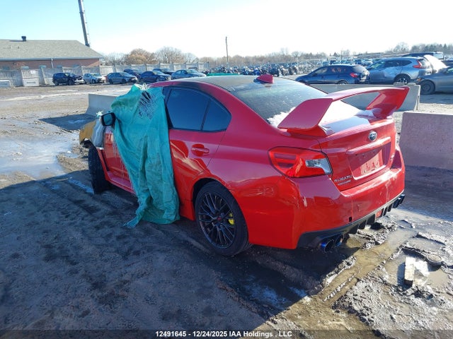 12491645 :رقم المزاد ، JF1VA2W69J9815925 vin ، 2018 Subaru Wrx Sti Sport-tech W/wing مزاد بيع