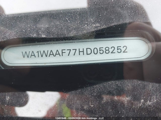 WA1WAAF77HD058252 Audi Q7 3.0t Technik