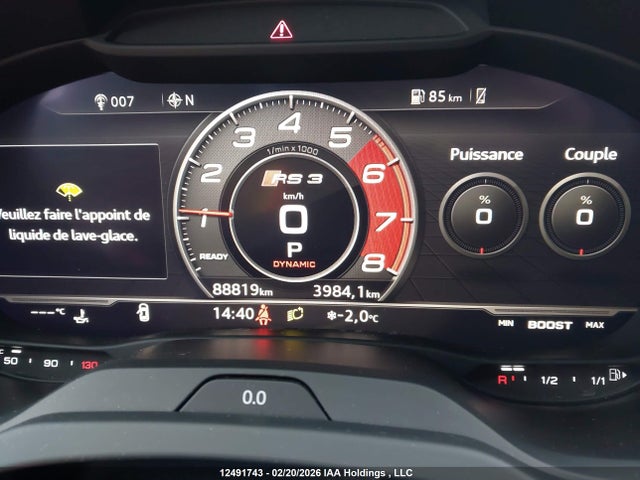 WUABWGFF9J1900101 Audi RS3