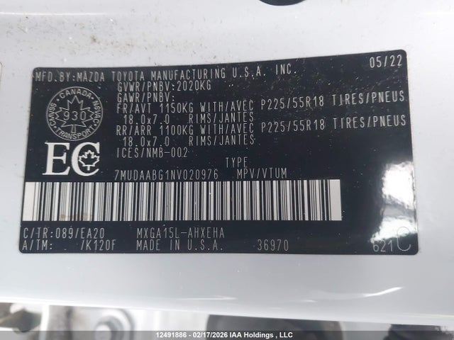 Toyota Corolla Cross Xle 2022 7MUDAABG1NV020976 Image 18