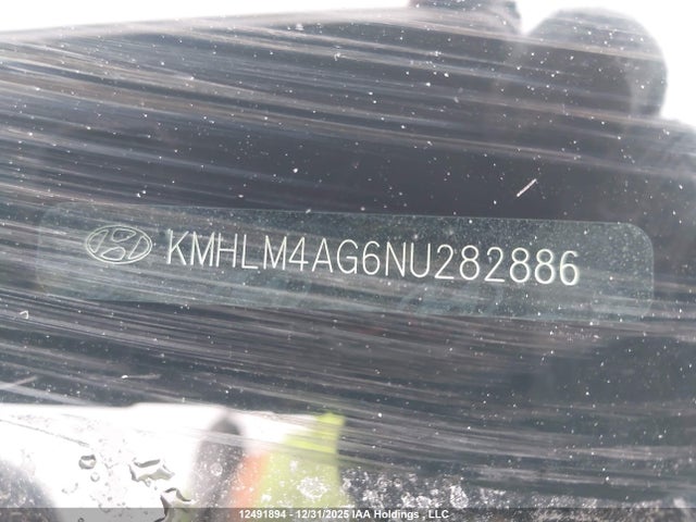 12491894 :رقم المزاد ، KMHLM4AG6NU282886 vin ، 2022 Hyundai Elantra Sel مزاد بيع