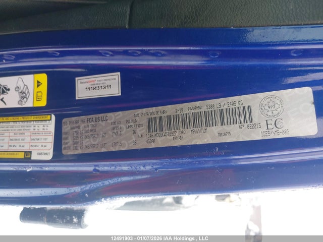 1C4HJXDG6KW578927 Jeep Wrangler Unlimited Sport