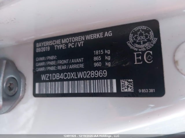 WZ1DB4C0XLW028969 Toyota Supra Launch Edition/premium