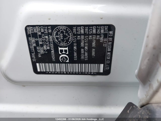 JN8BT3DD0PW305041 Nissan Rogue Platinum