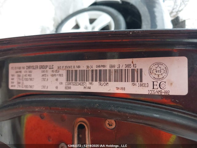 12492372 :رقم المزاد ، 1C6RR7GG5ES463571 vin ، 2014 Ram 1500 Slt مزاد بيع