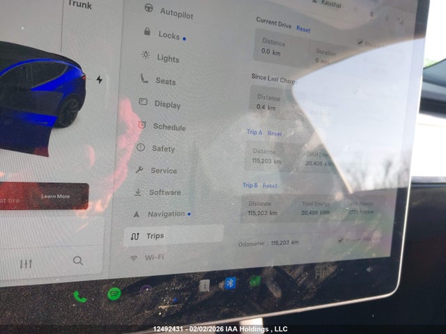 7SAYGDEE1NF319008 Tesla Model Y Long Range
