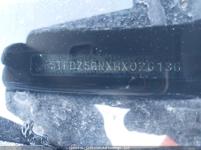 5TFDZ5BNXHX026136 Toyota Tacoma Trd Off Road/trd Sport