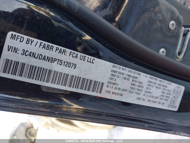 3C4NJDAN9PT512079 Jeep Compass Sport
