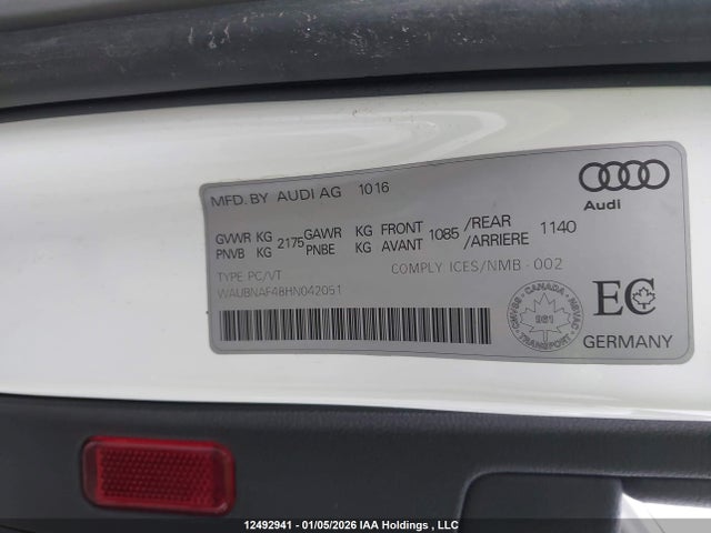WAUBNAF48HN042051 Audi A4 2.0t Progressiv