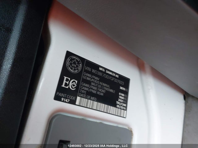 Mercedes-Benz Sprinter 2500 2016 WD3BE7DD7GP327023 Image 9