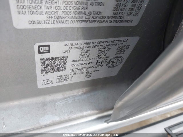 1GCUDEE83PZ162812 Chevrolet Silverado K1500 Rst