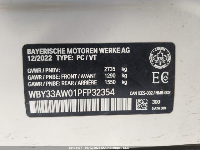 WBY33AW01PFP32354 BMW I4 M50