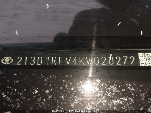 2T3D1RFV4KW020272 Toyota Rav4 Limited