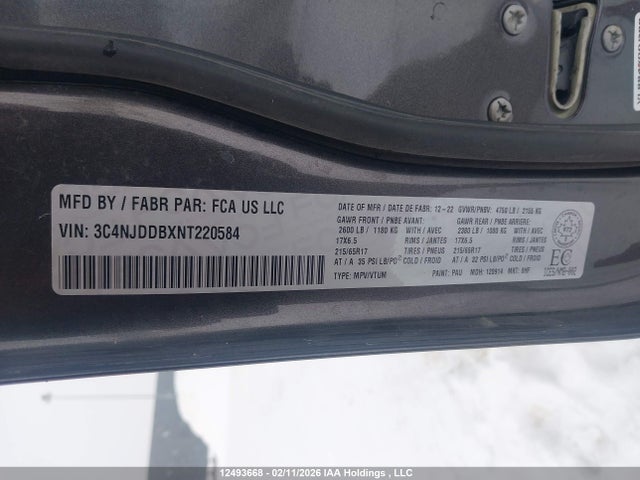 Jeep Compass Trailhawk 2022 3C4NJDDBXNT220584 Image 9