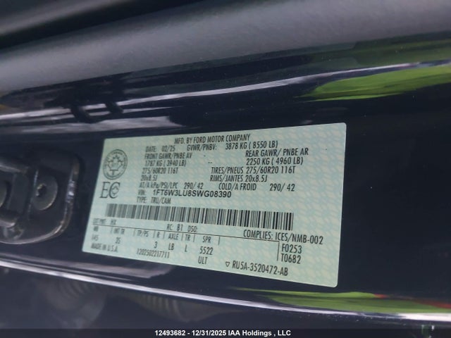 1FT6W3LU8SWG08390 Ford F-150 Lightning Flash