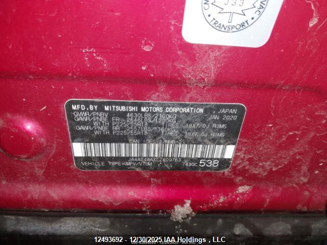 JA4AT4AAXLZ609763 Mitsubishi Eclipse Cross Le/sp