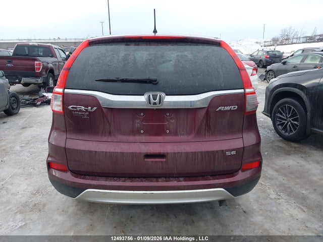 12493756 :رقم المزاد ، 2HKRM4H49GH108690 vin ، 2016 Honda Cr-v Se مزاد بيع