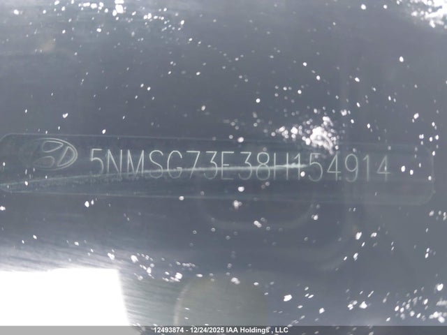 2008 Hyundai Santa Fe Gl/gls მანქანა იყიდება აუქციონზე, vin: 5NMSG73E38H154914, აუქციონის ნომერი: 12493874
