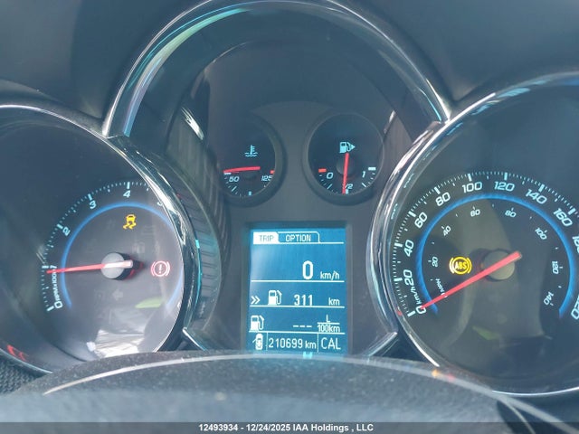 12493934 :رقم المزاد ، 1G1PF5SB2E7316399 vin ، 2014 Chevrolet Cruze Lt مزاد بيع