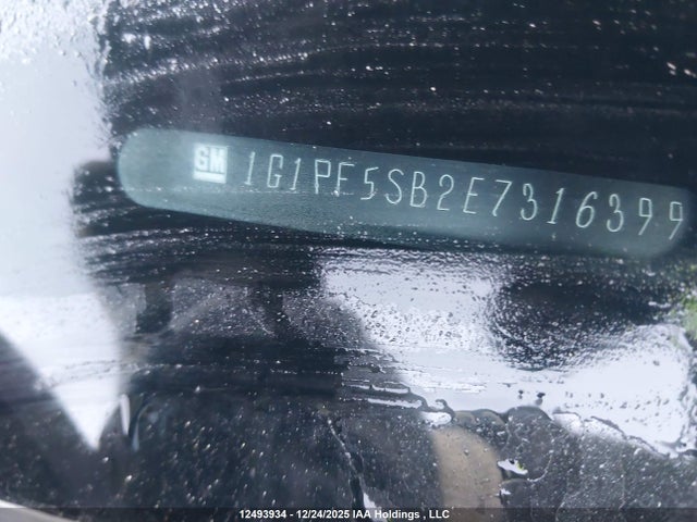 12493934 :رقم المزاد ، 1G1PF5SB2E7316399 vin ، 2014 Chevrolet Cruze Lt مزاد بيع