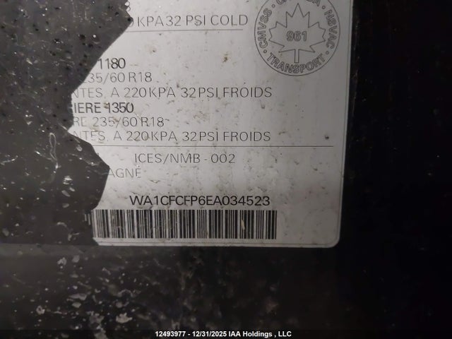 WA1CFCFP6EA034523 Audi Q5
