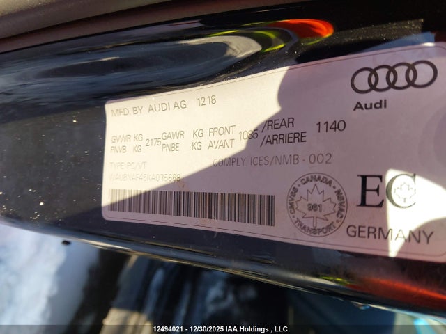 WAUBNAF45KA035668 Audi A4 Allroad 45 Progressiv
