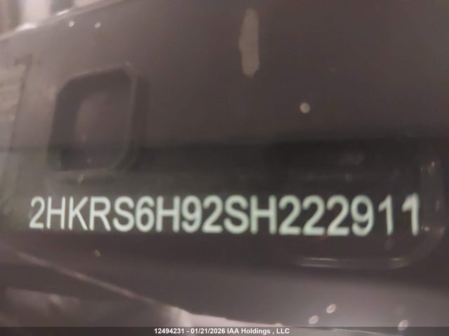 2HKRS6H92SH222911 Honda Cr-v Sport Touring