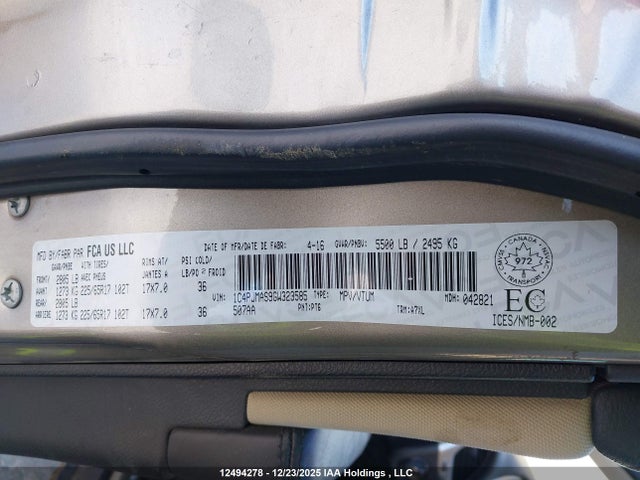 1C4PJMAS9GW323585 Jeep Cherokee Sport