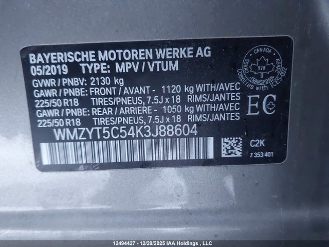 WMZYT5C54K3J88604 Mini Countryman Cooper S