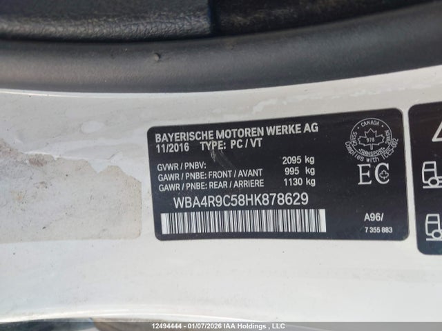 WBA4R9C58HK878629 BMW 430xi